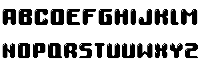 M27_SPINBALL Font LOWERCASE