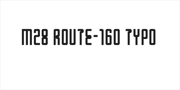 M28_ROUTE-160 TYPO Logo