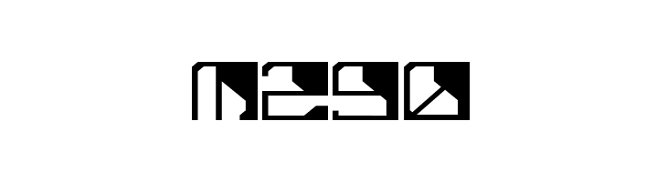 M290  font caratteri gratis