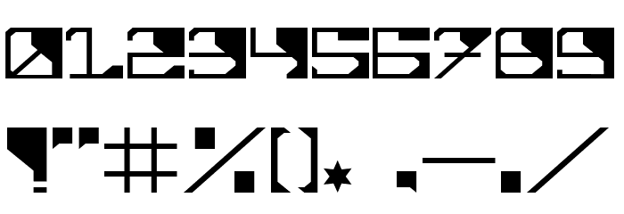 M290 Font OTHER CHARS