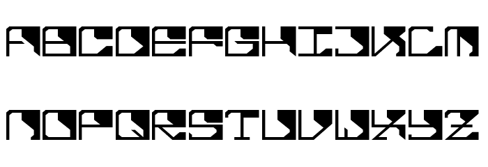 M290 Font LOWERCASE