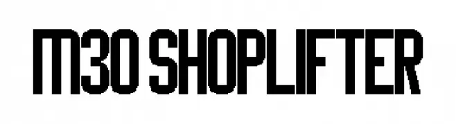 M30_SHOPLIFTER  les polices de caractères gratuit tlcharger