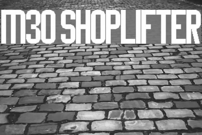 M30_SHOPLIFTER Caratteri examples