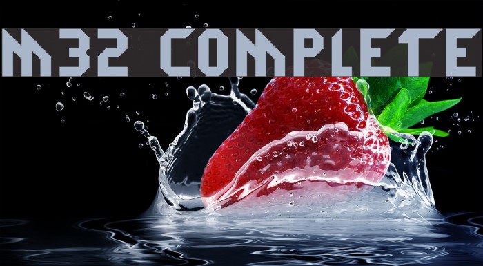 M32_COMPLETE Font examples