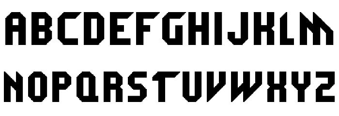M32_COMPLETE Font LOWERCASE