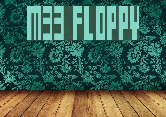 M33_FLOPPY Шрифта examples