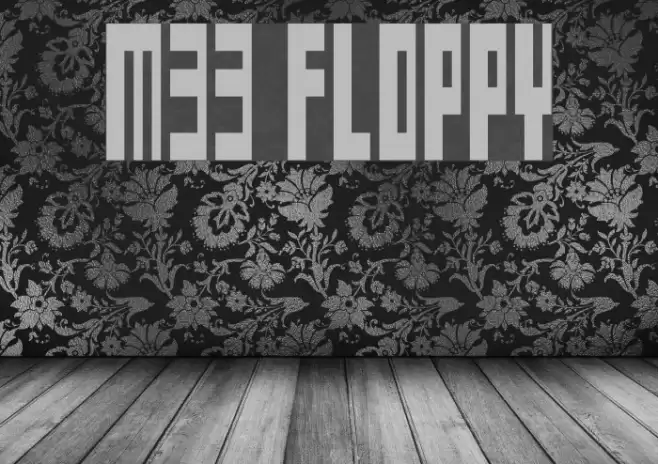 M33_FLOPPY Font examples