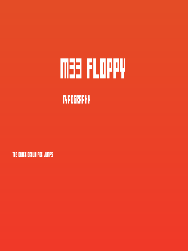 M33_FLOPPY Poster