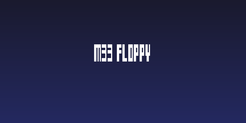 M33_FLOPPY Social Header