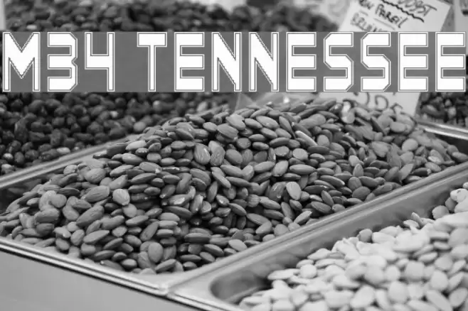 M34_TENNESSEE Font examples