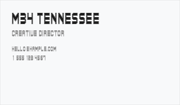 M34_TENNESSEE Business Card