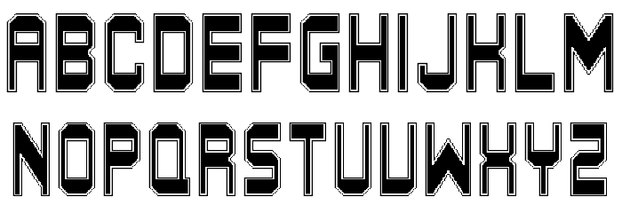 M34_TENNESSEE Font LOWERCASE
