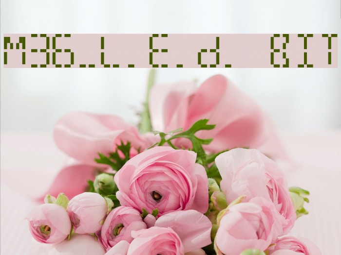 M36_L.E.D. BIT फ़ॉन्ट examples