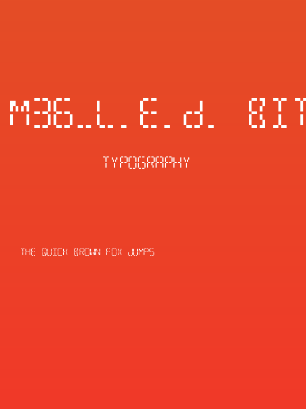 M36_L.E.D. BIT Poster