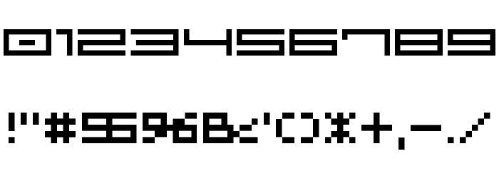 M37_FEEL THE BIT Font OTHER CHARS