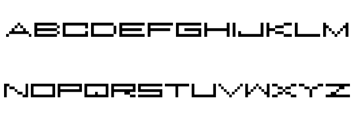 M37_FEEL THE BIT Font LOWERCASE