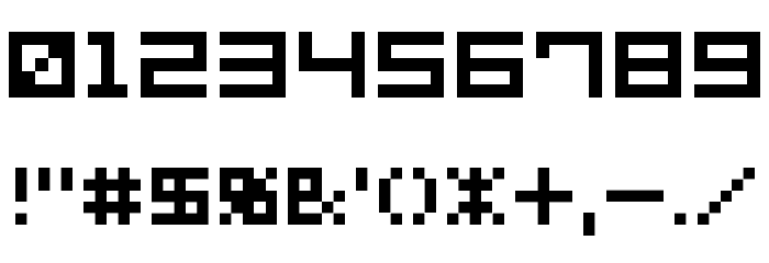 M38_GORILLA Font OTHER CHARS
