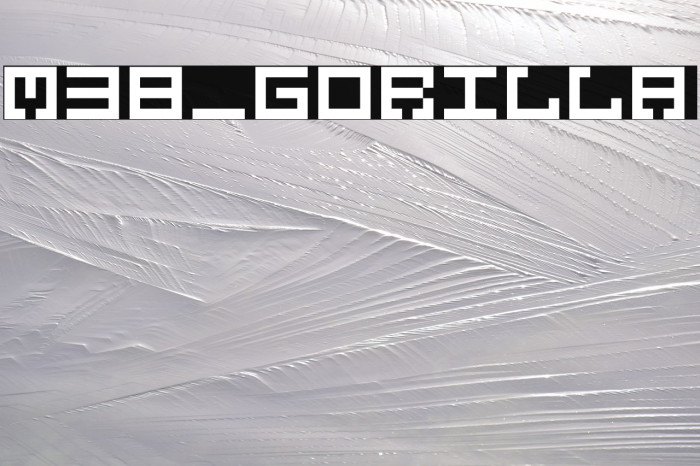 M38_GORILLA Font examples
