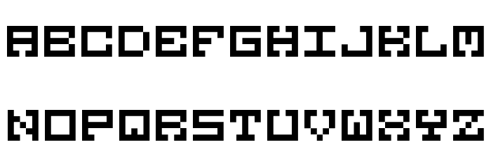 M38_GORILLA Font LOWERCASE