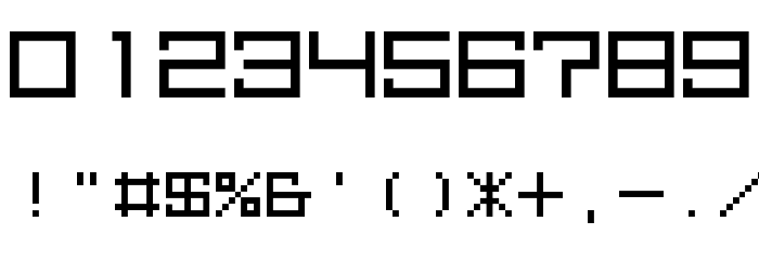 M39_SQUAREFUTURE フォント その他の文字