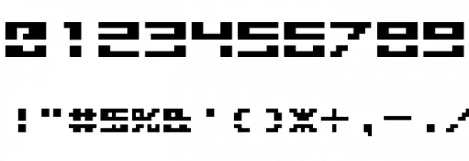M40_BITLINE フォント その他の文字