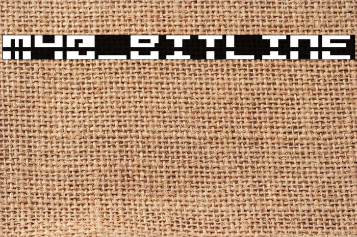 M40_BITLINE Шрифта examples