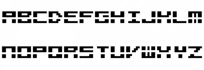 M40_BITLINE フォント 小文字