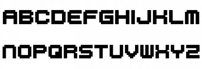 M41_LOVEBIT Schriftart Groß