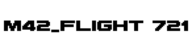 M42_FLIGHT 721  नि: शुल्क फ़ॉन्ट्स डाउनलोड