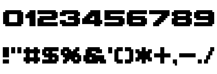 M42_FLIGHT 721 Font OTHER CHARS