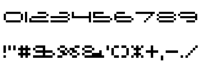 M43_FEEL THE BIT REMIX Font OTHER CHARS