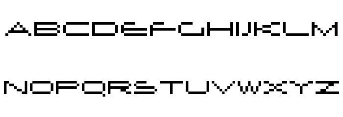M43_FEEL THE BIT REMIX Font LOWERCASE