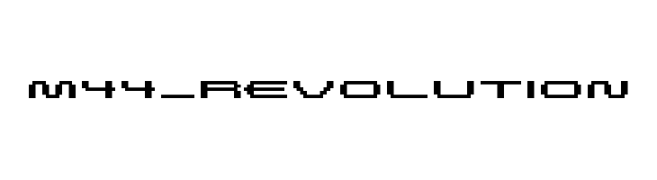 Revolution font. Revolution шрифт