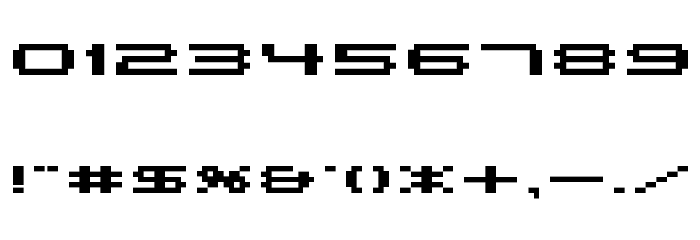 M44_REVOLUTION Font OTHER CHARS