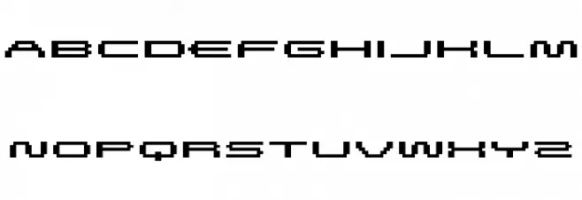 M44_REVOLUTION Schriftart Groß