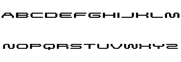 M44_REVOLUTION Font LOWERCASE