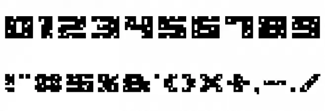 M45_NOISY BREAKS Font OTHER CHARS