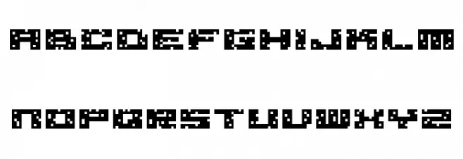 M45_NOISY BREAKS Schriftart Groß