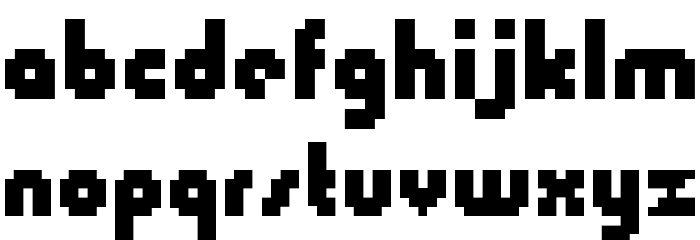 M46_LOSTPET Font LOWERCASE