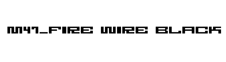 M47_FIRE WIRE BLACK لخطوط تنزيل