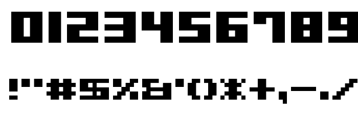 M47_FIRE WIRE BLACK Font OTHER CHARS