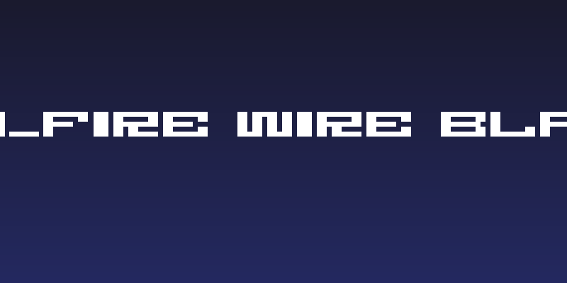 M47_FIRE WIRE BLACK Social Header