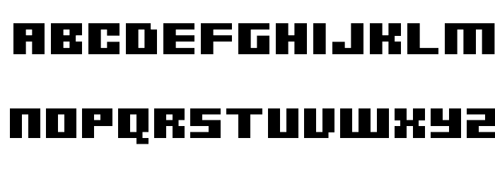 M47_FIRE WIRE BLACK Font LOWERCASE