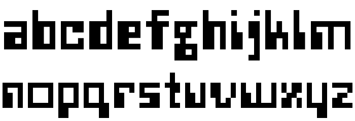 M48_RETROFUTURE Font LOWERCASE