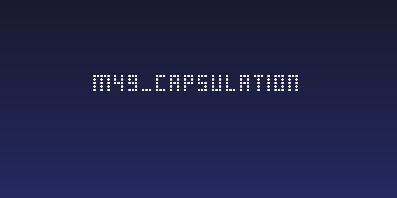 M49_CAPSULATION Social Header