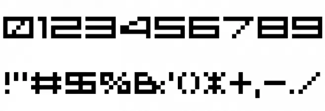 M51_SLEEPEN SADNESS Font OTHER CHARS