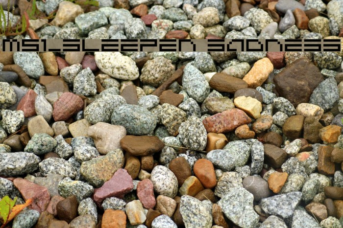 M51_SLEEPEN SADNESS Fuentes examples
