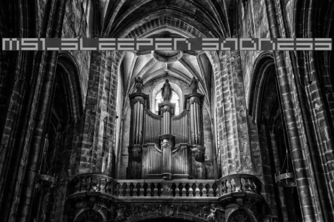 M51_SLEEPEN SADNESS Font examples