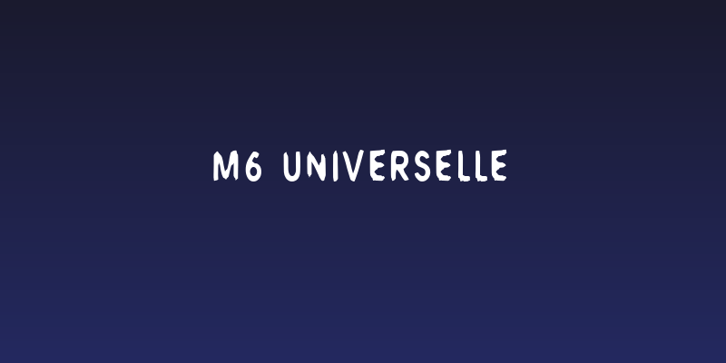 M6 Universelle Social Header