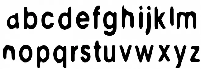 M6 Universelle Font LOWERCASE